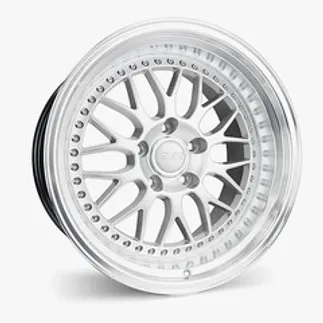 ESR SR01 18X8.5 ET30 (5X114.3 / 72.56) - Hyper Silver - Machined Lip